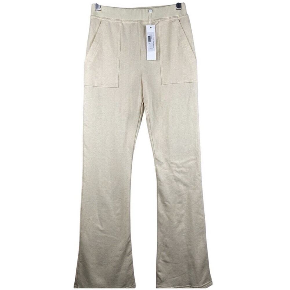 Jonathan Simkhai Standard Parchment Pants NWT Wide Leg Neutral Minimal Small - Picture 3 of 10